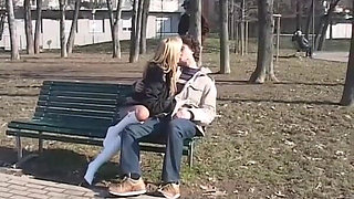 Blonde Wife Cheating with Lover
