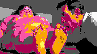 Submissive Slave Licking Sweaty Feet of Obese SSBBW Mistress