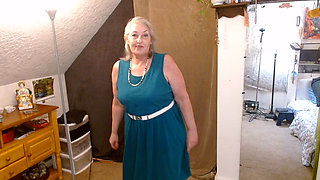 1431 Cummy Red G String for Peter from Thick and Sexy Mature DawnSkye1962