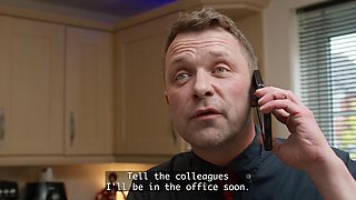 Sam Bournes Secretary Belle OHara Seduces Her Bosss Stepson and Fucks Him Hard on the Office