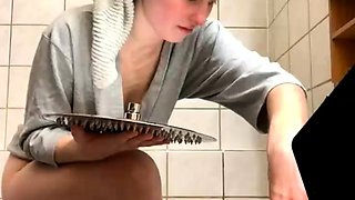 Amateur super hot brunette masturbating 3 mp4