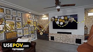 My wife observed me nail our blond cougar real estate agent next to her - first freeuse threeway