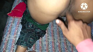 Indian Beautiful Wife Calm Angry Husband with Massage