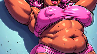 BBW Thick Black Women 3D