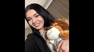 Hottest Sexy Slim Fit Brunette Babe Does a Try on Haul for Short Skirts, Panties and See Through Dress for a Softcore Porn