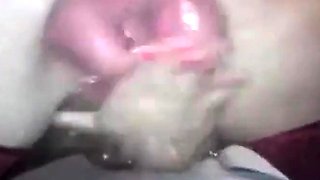 Pumping Her Pussy on Webcam