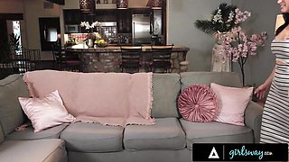 Enchanting Charlie Valentine and Nicole Vaunt's big tits clip