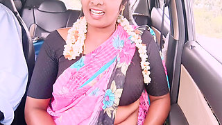 Desi Bhabi Betrays Her Husband by Going on Secret Long Drives with His Younger Stepbrother