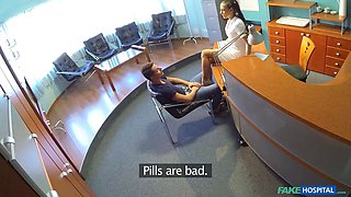 Faux health center - you don't need pills you need pussy