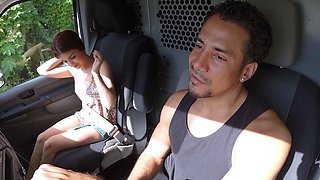 punish teen in the truck