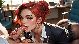 Hot secretary Kelly having sex (PleasureSex16)