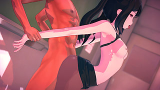 VA-11 HALL-A: Cyberpunk Bartender Action (Jill Stingray) - 3D Hentai Animation 3