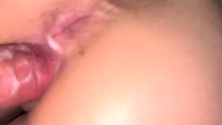 18 Year Old Emily Struggles With A Monster Cock In Her Tight Pussy