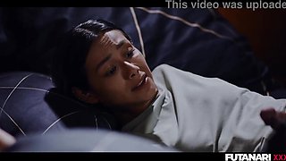 Sleepover Turns Into Jism Festival - Ginormous Stiffy Futa Nymphs Can’t Jizz Enough TRAILER