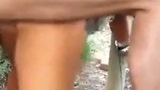 Dogging Girl Shared for Outdoor Anal