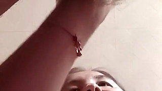 Korean Housewife Sucks Cock