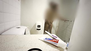 Catching My Step-sister Touching Herself in the Shower and Let Me Fuck