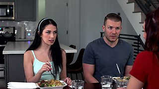 Curvy Codey & voluptuous Alex go wild in a steamy threesome