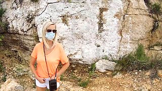 Blonde Horny MILF Dirty Tina Close-Up Pee Compilation