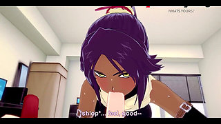 Yoruichi Shihin Having Sex POV Bleach Short Versin