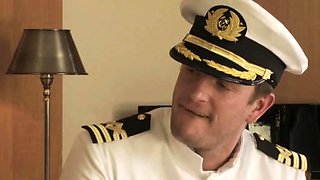 Horny Brunette Angell Summers Gives Man in Uniform Blowjob for Facial - Private Porn Sex Videos