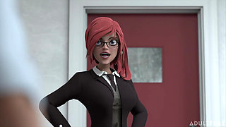 Hentai Sex College Episode 5 - Big Dick Student Impresses MILF Principal with Second Round After Creampie!