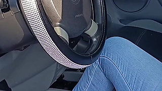 With High Heels and Pedal Pumping I Have a Big Squirt in My Pants