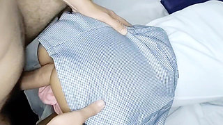 A Schoolgirl at Just 18 Years Old Changes Her Body for Grades with Her Teacher After Class.