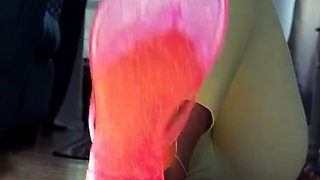 Foot fetish Close up feet and toes tease