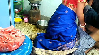 Desi Sister-in-law Left in Kitchen by Brother-in-law