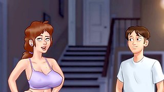 Throwing a party can be tough in Summertime Saga