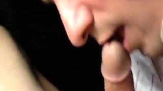 Car Blowjob for Str8 Amateur Stud