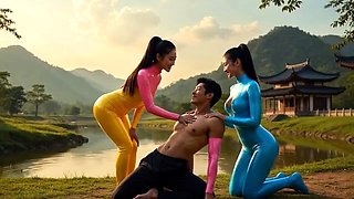 AI Asian Girls in Latex Femdom Asian Femdom