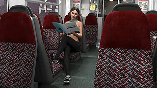 Bare witness: the hot Indian desi girl from the train ep 1