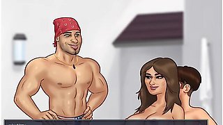 Summertime Saga V0.20.5 - Pt.253 - Foot Massage And High Sexual Appeal With Car Toon