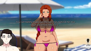 Vulgar Reverie. Cuckold Husband Watches His Hot Wife with Another Man on the Beach He Got Blue Balls - Episode 16