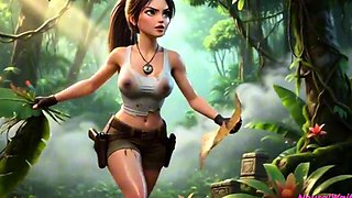 Lara Croft uncovers a mystical Amazon secret - AI Animation