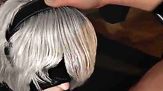 2b Yorha Bondage Dildo Double Penetration - Nier Automata