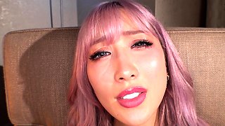 Asian japanese schoolgirl in lingerie mak