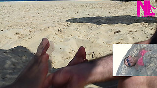 Me Being Tickled on My Feet on the Beach