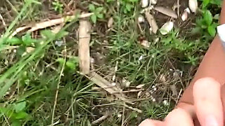 My First Time in Public Sucking Dick Swallowing Cum