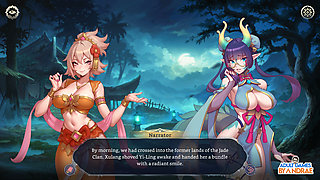 Harem Fantasy - Bikini Tales Dlc Gameplay Part 1: Xulang’s Cowgirl Sex H-scene