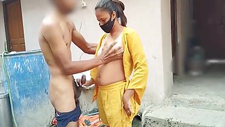 The Indian Stepsister Was Washing Clothes When She Got Wet Pussy Seeing Stepbrothers Fat Dick