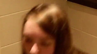Student Taking A Piss on the Toilet