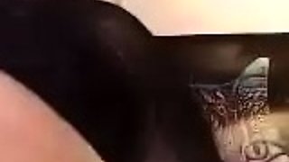 Big Tits Tranny Jerking her Big Hard Cock