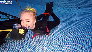 Hogtied & Breathless: Underwater Scuba Tease
