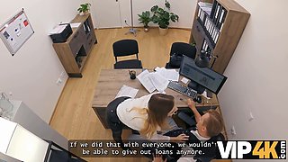 Maya Labeunt loaned her tight pussy to lucky stud in the office