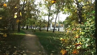 Teenenger Fucked in the Park and Squirted in Mouth