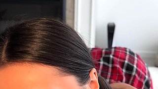 Huge Japan blowjob and handjob POV orgy with a cumshot