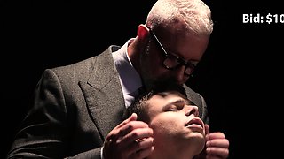 BoyForSale - Twink trembles as his sexy new Master explores